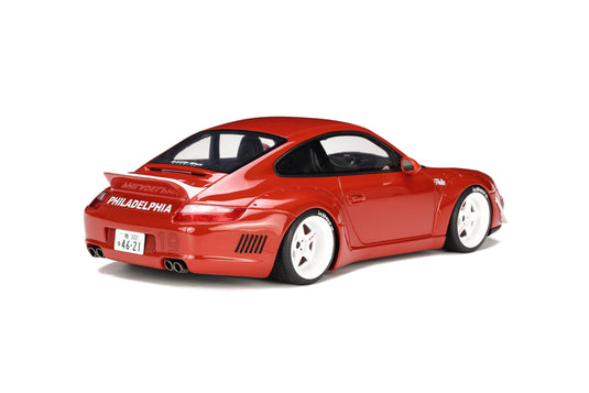 Porsche RWB AKA PHILA 2021 RED GT SPIRIT 1:18