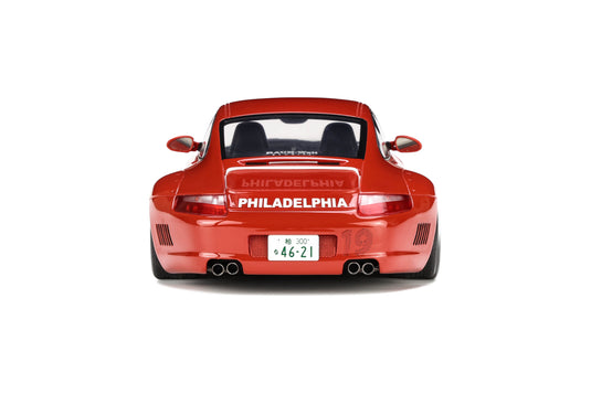 Porsche RWB AKA PHILA 2021 RED GT SPIRIT 1:18