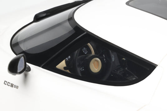 Koenigsegg CC850 CRYSTAL WHITE 2024 GT SPIRIT 1:18