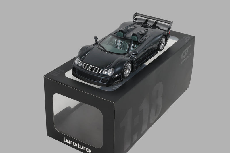 Load image into Gallery viewer, MERCEDES-BENZ CLK- GTR ROADSTER GREY 1999 GT SPIRIT 1:18
