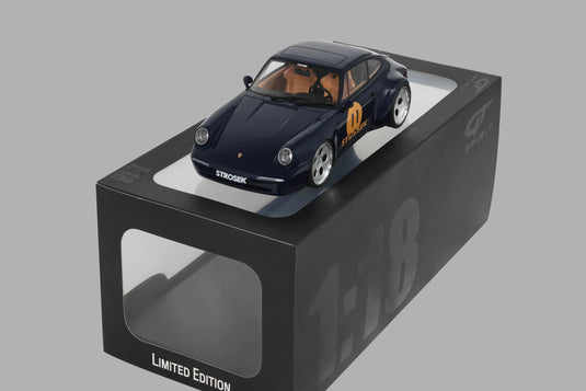 PORSCHE STROSEK MEGA 30 BLEU 2024 GT SPIRIT 1:18