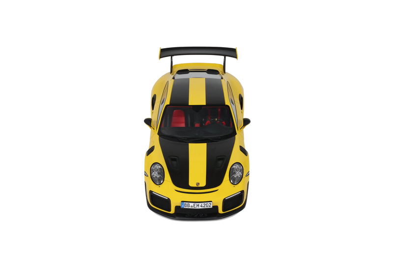 Laad de afbeelding in de Gallery-viewer, PORSCHE 911 [992.1] GTS2 RS NÜRBURGRING RONDE RECORD GEEL 2017 GT SPIRIT 1:18
