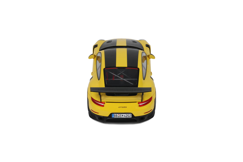 Laad de afbeelding in de Gallery-viewer, PORSCHE 911 [992.1] GTS2 RS NÜRBURGRING RONDE RECORD GEEL 2017 GT SPIRIT 1:18
