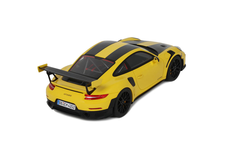 Laad de afbeelding in de Gallery-viewer, PORSCHE 911 [992.1] GTS2 RS NÜRBURGRING RONDE RECORD GEEL 2017 GT SPIRIT 1:18
