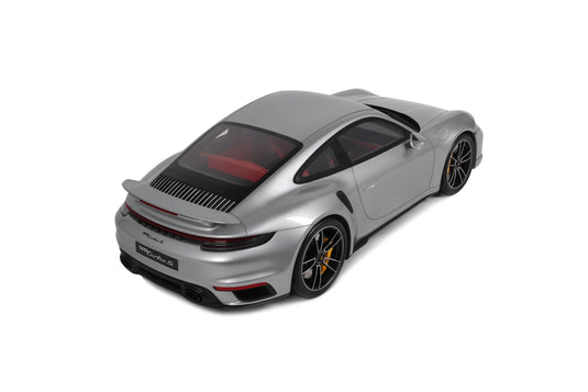 PORSCHE 911 [992.1] TURBO S SILVER 2020 GT SPIRIT 1:8