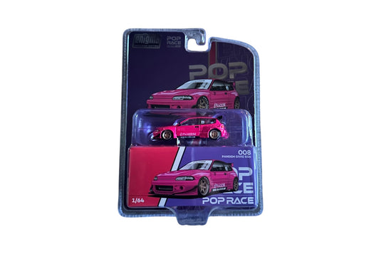 HONDA PANDEM CIVIC EG6 ROSE POP RACE 1:64