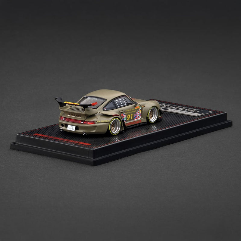 Chargez l'image dans la visionneuse de la galerie, PORSCHE RWB 993 VERT MAT IGNITION MODEL 1:64
