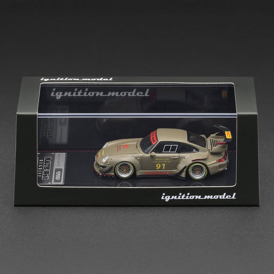 PORSCHE RWB 993 VERT MAT IGNITION MODEL 1:64