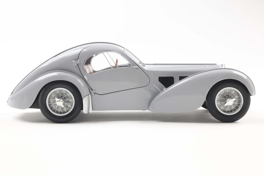 Bugatti ATLANTIC TYPE 57 SC MAT SILVER 1937 SOLIDO 1:18