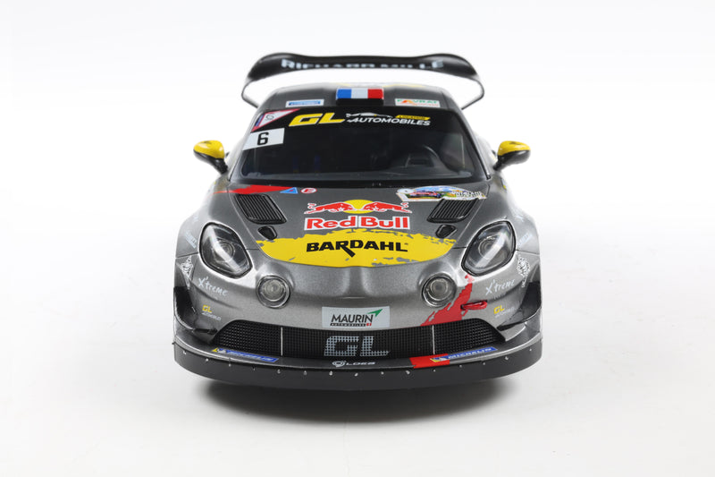 Chargez l&#39;image dans la visionneuse de la galerie, Renault ALPINE A110 RGT+ GRIS #6 S.LOEB / L.GODEY RALLYE DU MONT BLANC 2024 SOLIDO 1:18
