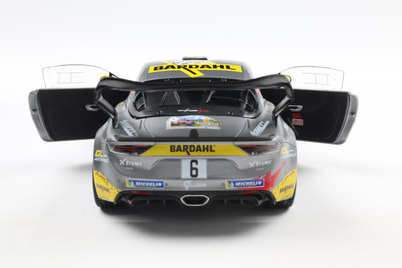 Chargez l&#39;image dans la visionneuse de la galerie, Renault ALPINE A110 RGT+ GRIS #6 S.LOEB / L.GODEY RALLYE DU MONT BLANC 2024 SOLIDO 1:18
