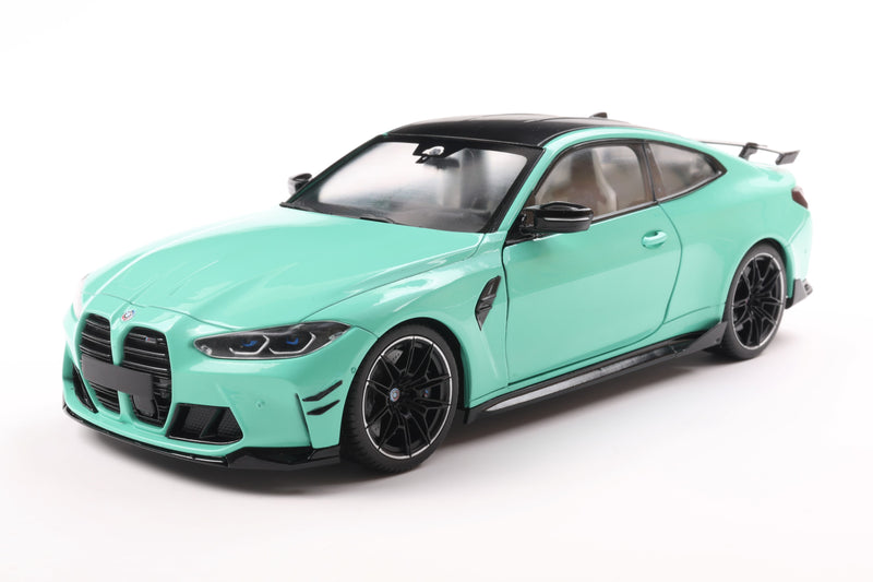 Load image into Gallery viewer, Bmw M4 PERFORMANCE PARTS SOLIDO WORKS TURQUOISE 2025 SOLIDO 1:18
