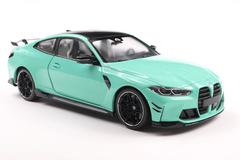 Load image into Gallery viewer, Bmw M4 PERFORMANCE PARTS SOLIDO WORKS TURQUOISE 2025 SOLIDO 1:18
