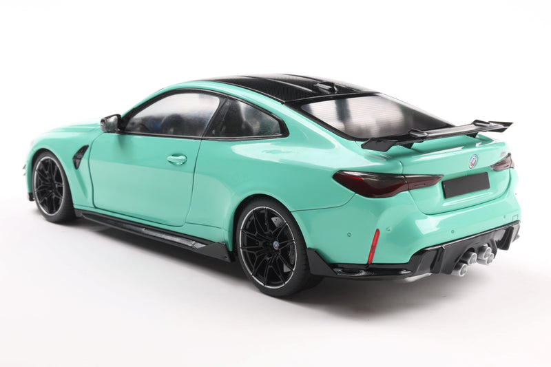 Load image into Gallery viewer, Bmw M4 PERFORMANCE PARTS SOLIDO WORKS TURQUOISE 2025 SOLIDO 1:18

