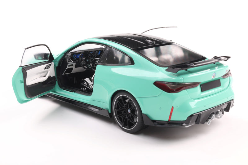 Load image into Gallery viewer, Bmw M4 PERFORMANCE PARTS SOLIDO WORKS TURQUOISE 2025 SOLIDO 1:18
