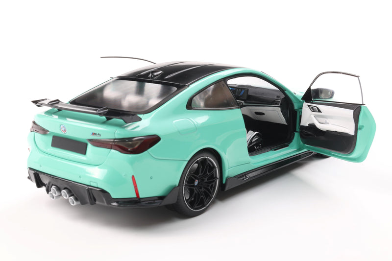 Load image into Gallery viewer, Bmw M4 PERFORMANCE PARTS SOLIDO WORKS TURQUOISE 2025 SOLIDO 1:18
