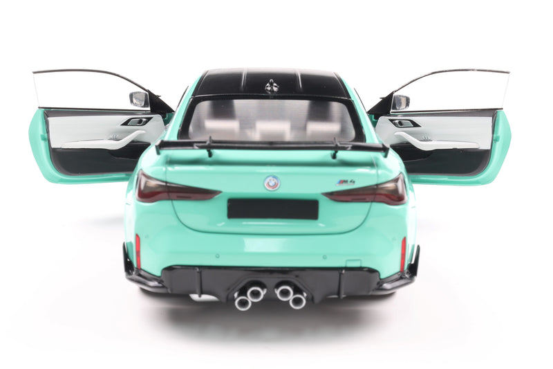 Load image into Gallery viewer, Bmw M4 PERFORMANCE PARTS SOLIDO WORKS TURQUOISE 2025 SOLIDO 1:18
