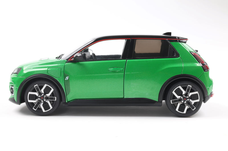 Chargez l&#39;image dans la visionneuse de la galerie, Renault 5 E-TECH GREEN 2024 SOLIDO 1:18
