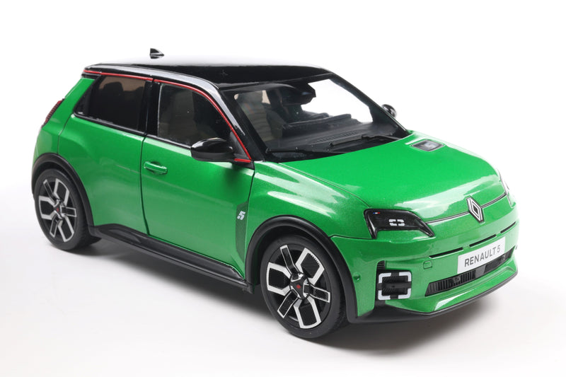 Chargez l&#39;image dans la visionneuse de la galerie, Renault 5 E-TECH GREEN 2024 SOLIDO 1:18
