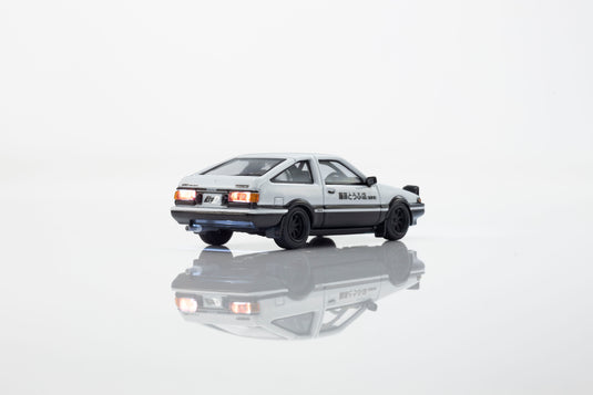 TOYOTA SPRINTER INITIAL D MET LED 1995  + MOTN LED-VOETSYSTEEM ZWART 2025 KYOSHO 1:64