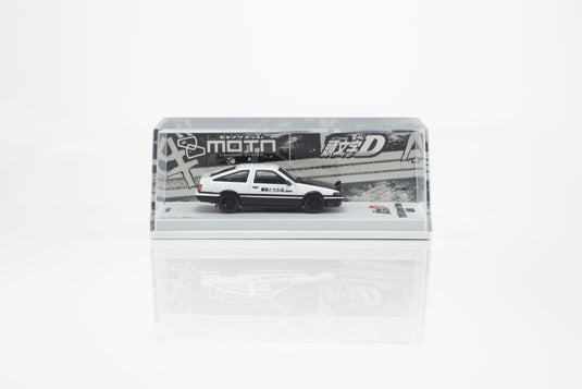 TOYOTA SPRINTER INITIAL D MET LED 1995  + MOTN LED-VOETSYSTEEM ZWART 2025 KYOSHO 1:64