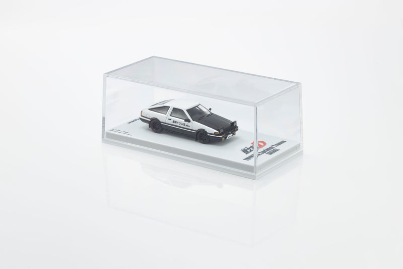 Laad de afbeelding in de Gallery-viewer, TOYOTA SPRINTER INITIAL D MET LED 1995  + MOTN LED-VOETSYSTEEM ZWART 2025 KYOSHO 1:64
