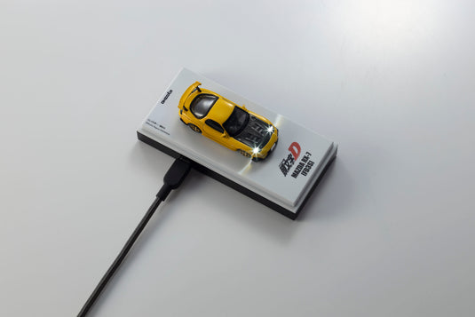 MAZDA RX7 (FD) INITIAL D WITH LED 1995 + MOTN LED BASE SYSTEM BLACK 2025 KYOSHO 1:64