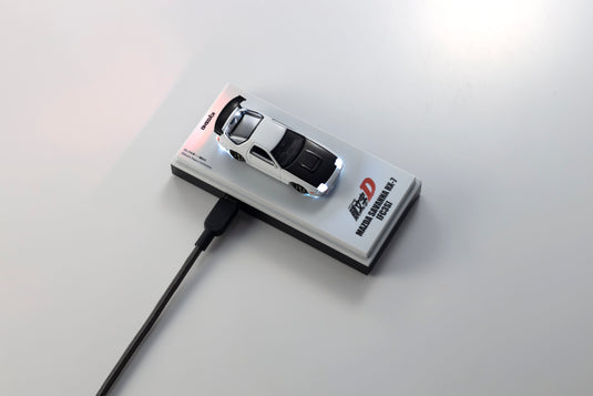 MAZDA SAVANNA RX-7 (FC) INITIAL D WITH LED 1995 + MOTN LED BASE SYSTEM BLACK 2025 KYOSHO 1:64
