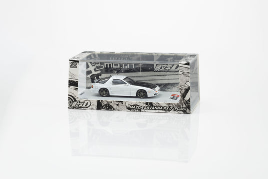 MAZDA SAVANNA RX-7 (FC) INITIAL D WITH LED 1995 + MOTN LED BASE SYSTEM BLACK 2025 KYOSHO 1:64