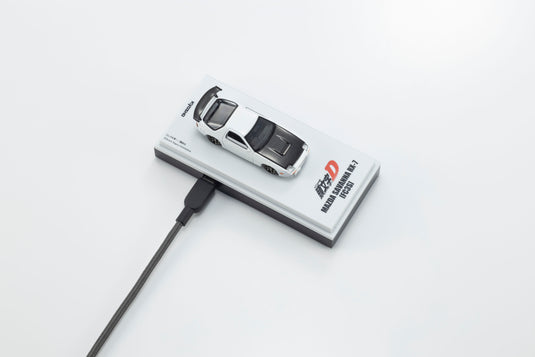 MAZDA SAVANNA RX-7 (FC) INITIAL D WITH LED 1995 + MOTN LED BASE SYSTEM BLACK 2025 KYOSHO 1:64