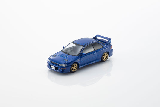 SUBARU IMPREZA WRX STI INITIAL D WITH LED 1995 + MOTN LED BASE SYSTEM BLACK 2025 KYOSHO 1:64