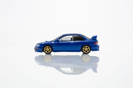 SUBARU IMPREZA WRX STI INITIAL D WITH LED 1995 + MOTN LED BASE SYSTEM BLACK 2025 KYOSHO 1:64