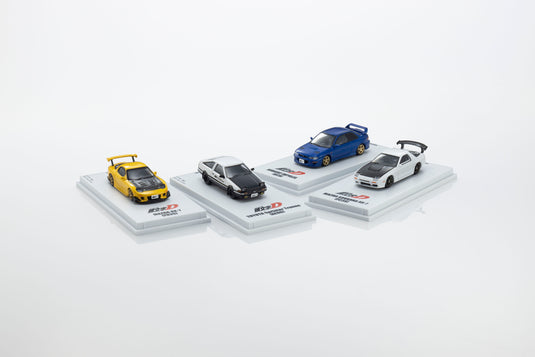 TOYOTA SPRINTER INITIAL D MET LED 1995  + MOTN LED-VOETSYSTEEM ZWART 2025 KYOSHO 1:64