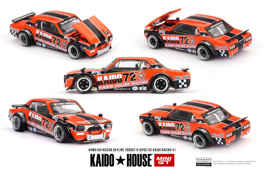 Nissan Skyline 2000GT-R (KPGC10) V1 KAIDO*HOUSE MINI GT 1:64