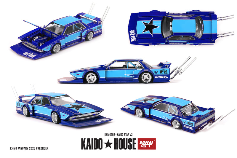 Load image into Gallery viewer, KAIDO STAR V2 1985 MINI GT 1:64
