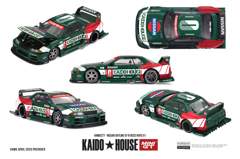 Chargez l'image dans la visionneuse de la galerie, NISSAN SKYLINE GTR (R32) KHTC V1 1989 MINI GT 1:64
