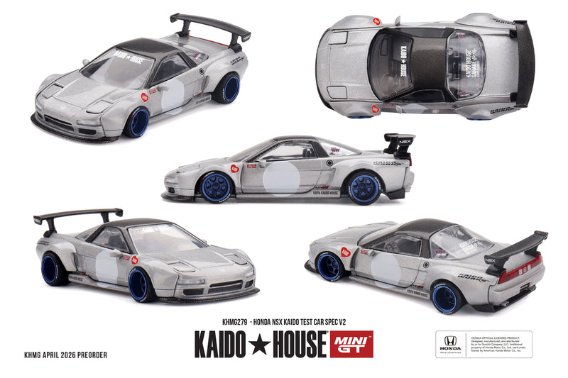 Chargez l'image dans la visionneuse de la galerie, HONDA NSX KAIDO TEST CAR SPEC V2 1990 MINI GT 1:64
