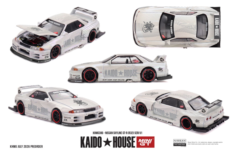 Load image into Gallery viewer, NISSAN SKYLINE GTR (R32) SERI V1 1989 MINI GT 1:64
