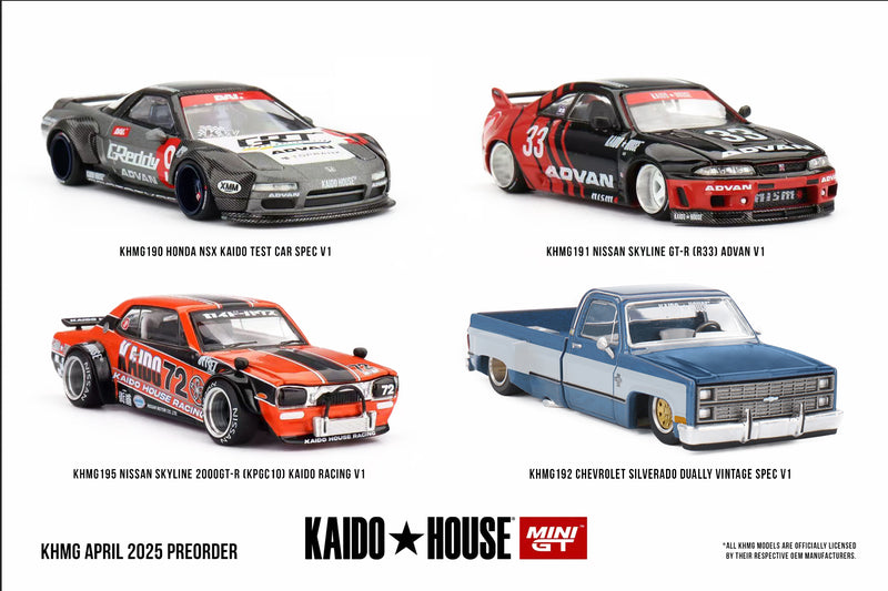 Load image into Gallery viewer, Nissan Skyline 2000GT-R (KPGC10) V1 KAIDO*HOUSE MINI GT 1:64
