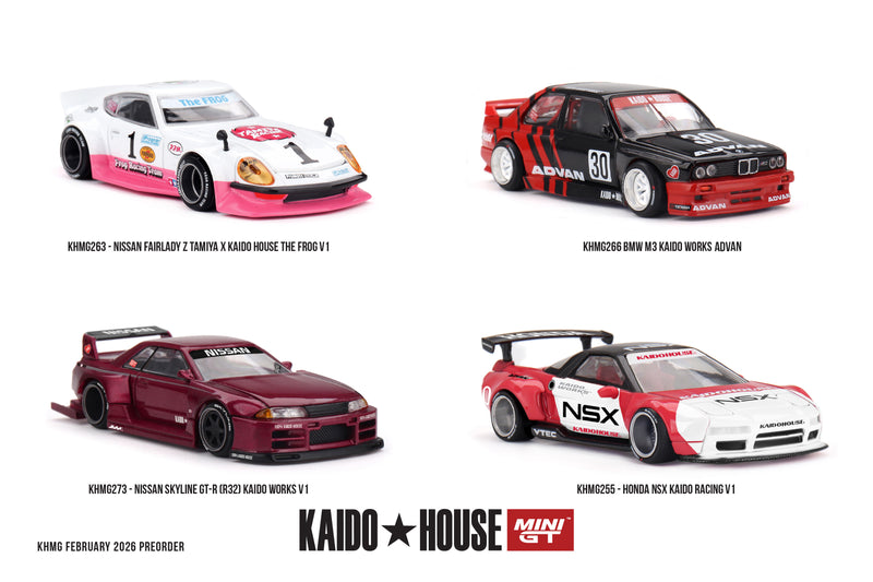 Chargez l'image dans la visionneuse de la galerie, Bmw M3 (E30) KAIDO WORKS ADVAN 2025 MINI GT 1:64
