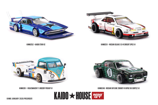 Nissan SKYLINE GT-R (KPGC10) CORTEZ V1 1969 MINI GT 1:64