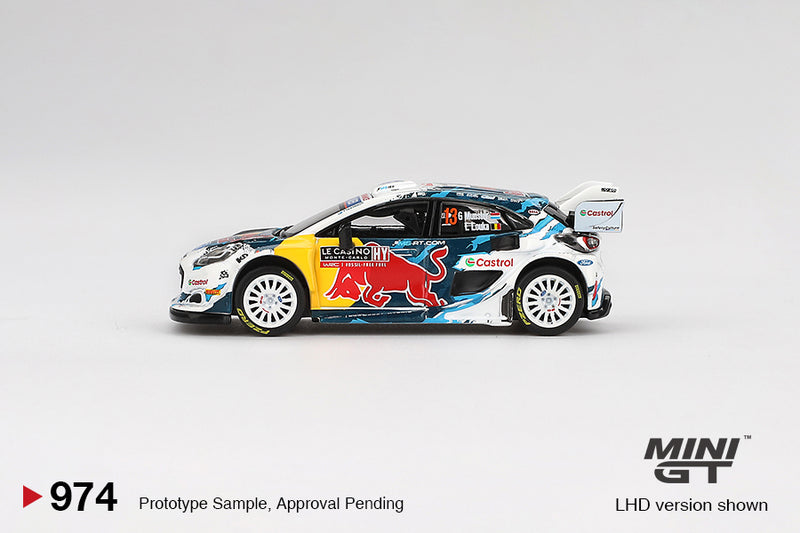 Load image into Gallery viewer, Ford PUMA RALLY1 #13 M-SPORT FORD WRT RALLY MONTE CARLO 2024 (LHD) MINI GT 1:64
