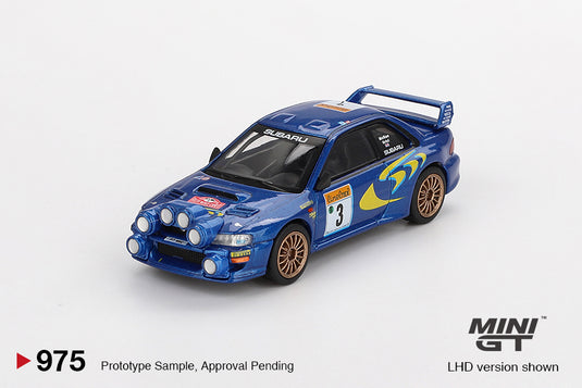 Subaru IMPREZA WRC98 #3 RALLY MONTE-CARLO 1998 (LHD) MINI GT 1:64
