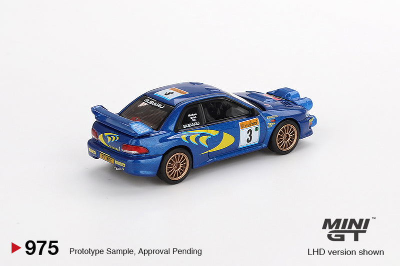 Load image into Gallery viewer, Subaru IMPREZA WRC98 #3 RALLY MONTE-CARLO 1998 (LHD) MINI GT 1:64
