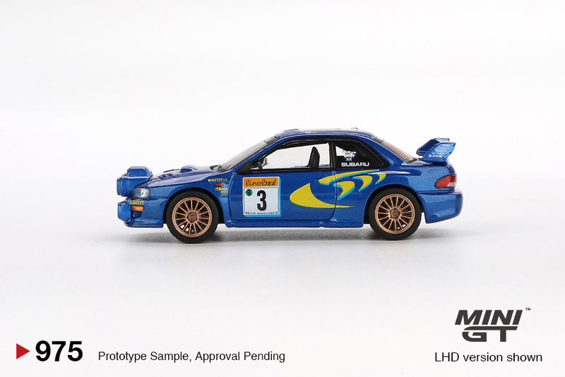 Load image into Gallery viewer, Subaru IMPREZA WRC98 #3 RALLY MONTE-CARLO 1998 (LHD) MINI GT 1:64
