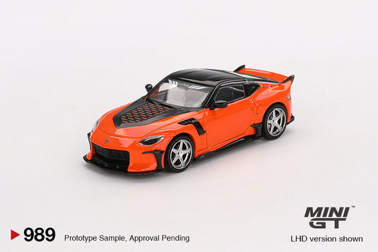 Nissan Z VEILSIDE FFZ400 ORANGE 2024 (LHD) MINI GT 1:64
