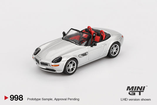 Bmw Z8 TITANIUM SILVER 2003 (LHD) MINI GT 1:64