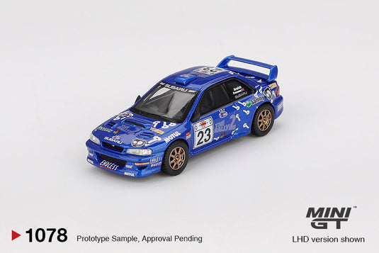 Subaru IMPREZA WRC99 RALLYE ACROPOLIS #23 2000 MINI GT 1:64