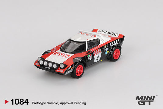 Lancia STRATOS HF #4 VAINQUEUR DU RALLYE SANREMO 1978 MINI GT 1:64