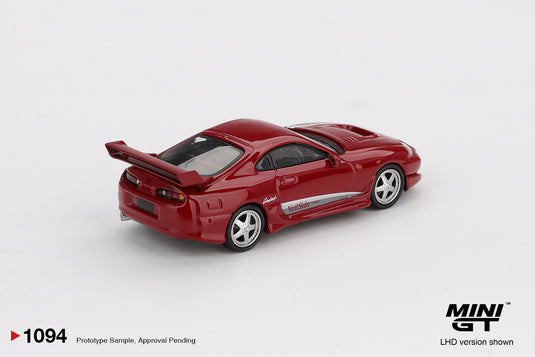 Toyota SUPRA MK4 (A80) VEILSIDE COMBAT V-I ROUGE 1994 (LHD) MINI GT 1:64